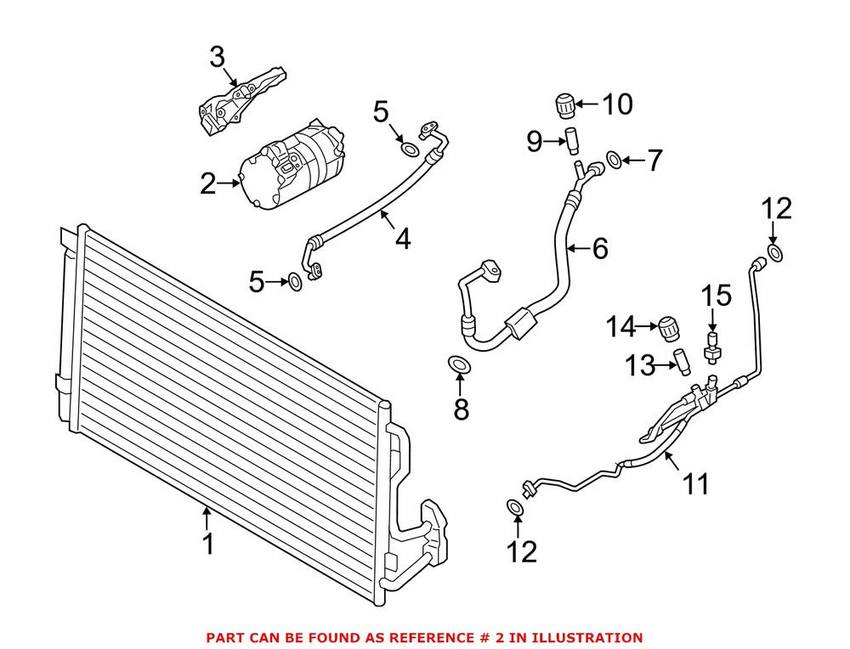 BMW A/C Compressor 64529299328 - Genuine BMW